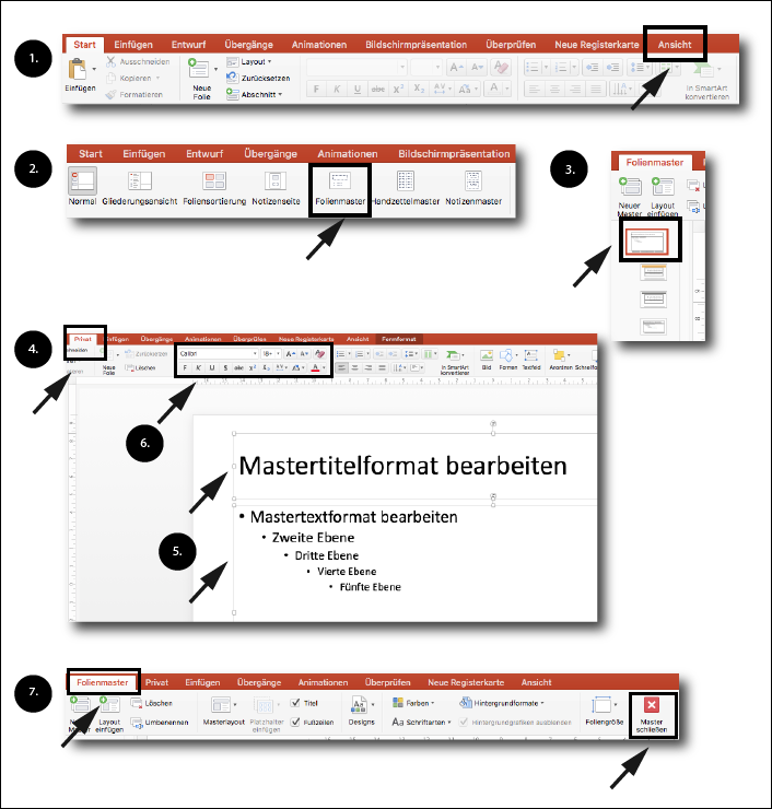 Der Powerpoint Folienmaster Komplette Anleitung